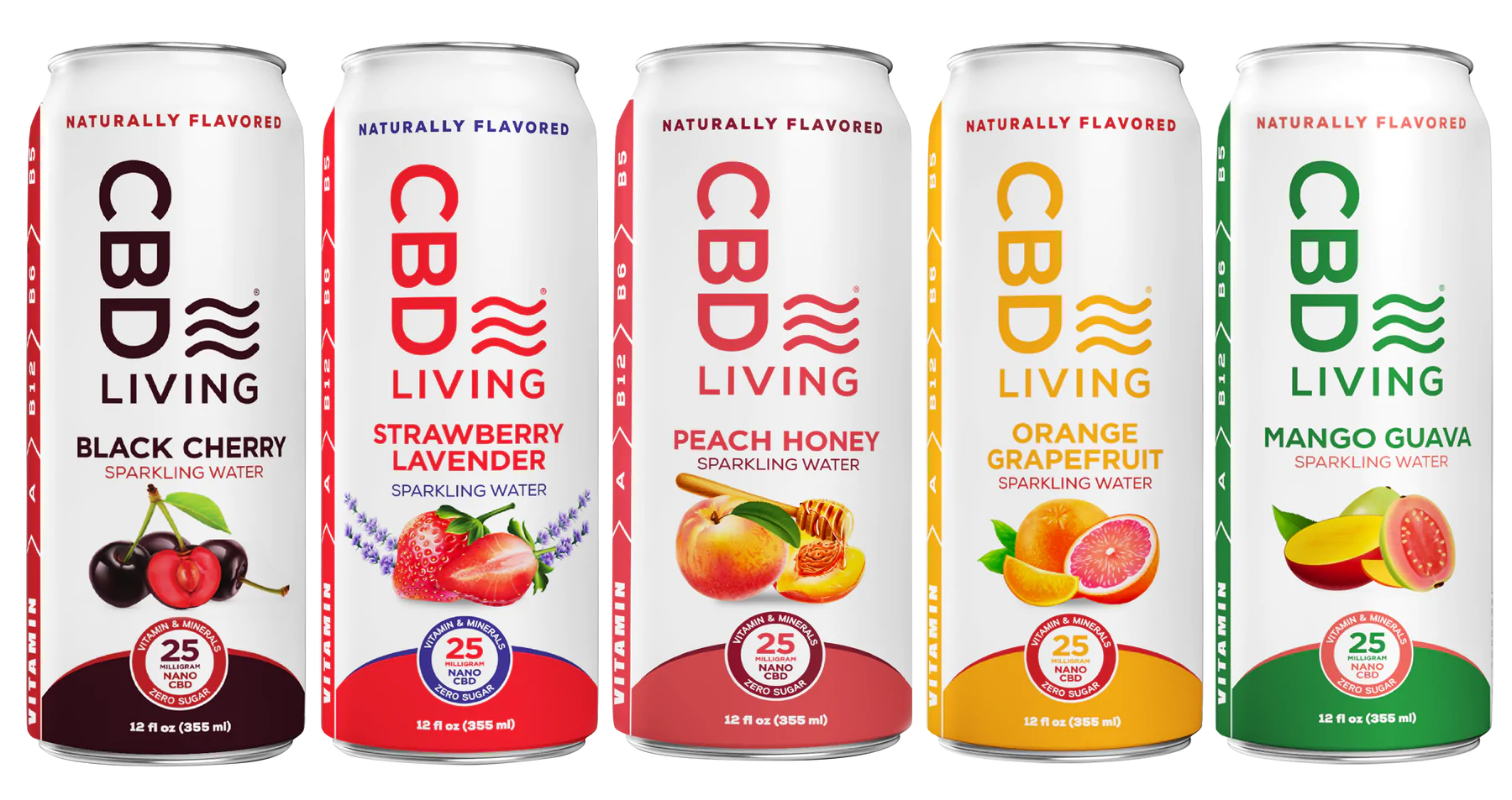 CBD Sparkling Water 12oz  25 MG